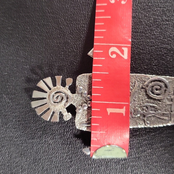 Timm Lewis Sterling Petroglyphs Pendant Brooch Pin      - Picture 4 of 4